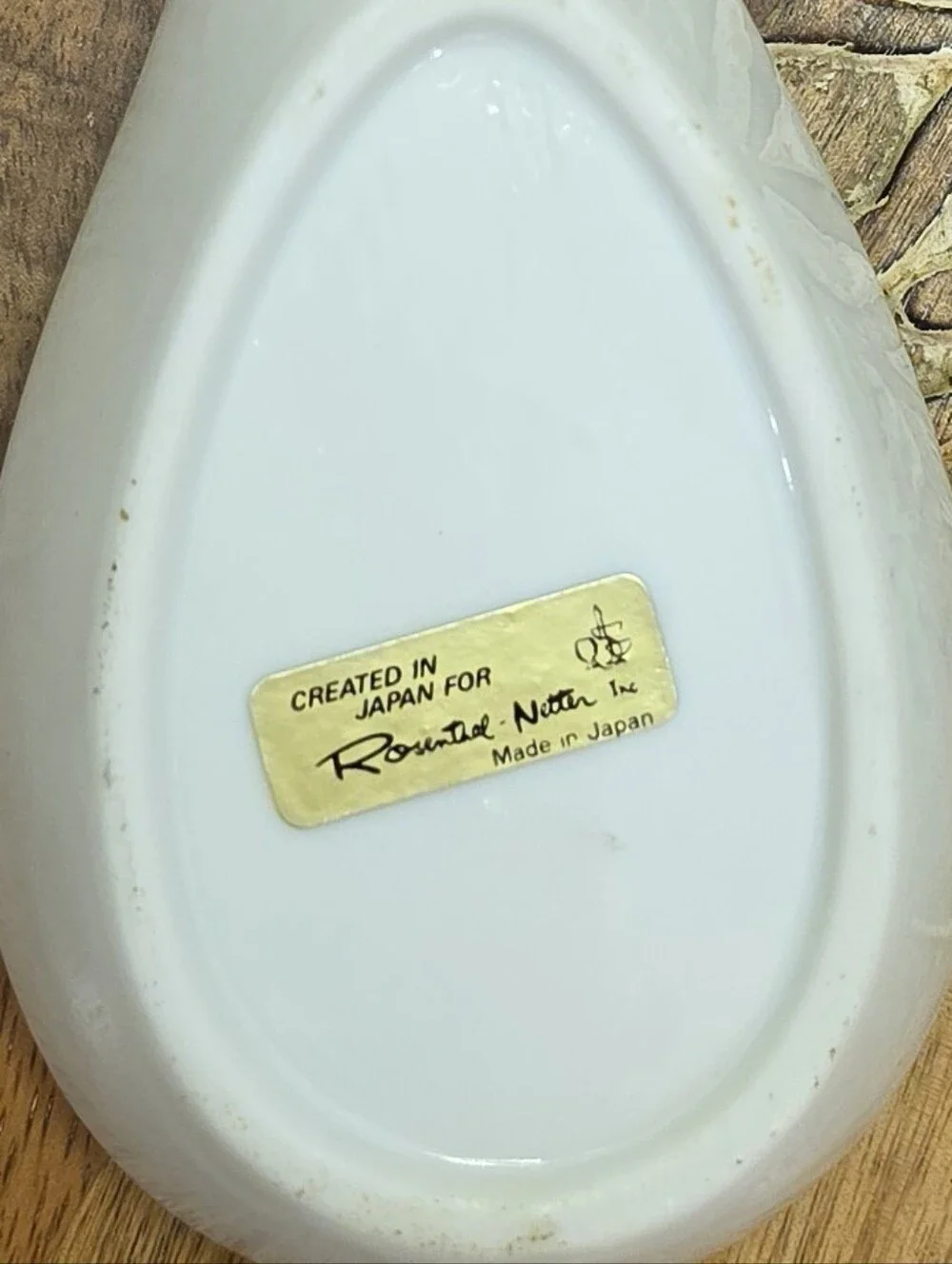 Vtg Reston Lloyd Strawberry Ceramic Spoon Rest Japan Utensil Holder Retro 70s 80